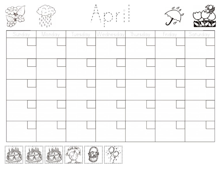 April Calendar | PDF | Foreign Language Studies