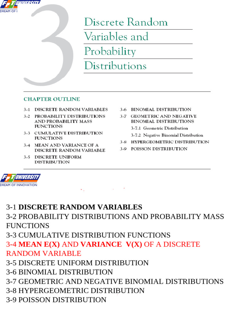ch03_new | PDF | Probability Distribution | Random Variable