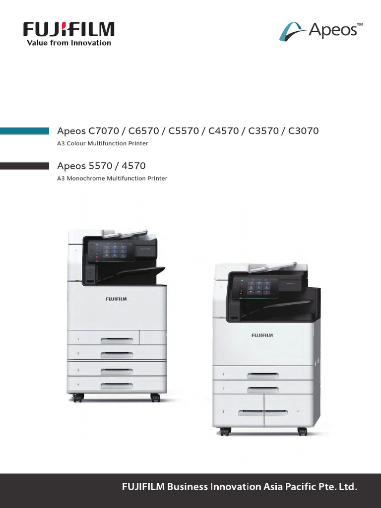 Apeos 5570 4570 Brochure PDF | PDF | Image Scanner | Encryption