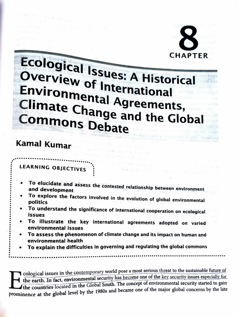 Ecological Issues | PDF