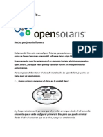 Manual de Instalacion de Open Solaris Juas Juas