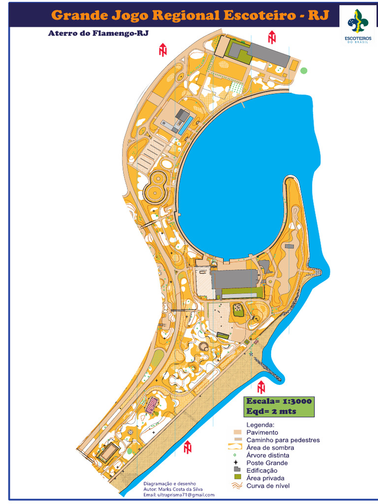 Mapa Aterro Do Flamengo GJRE - para Banner | PDF