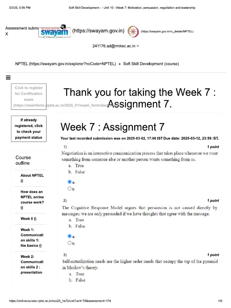 Week 7 | PDF