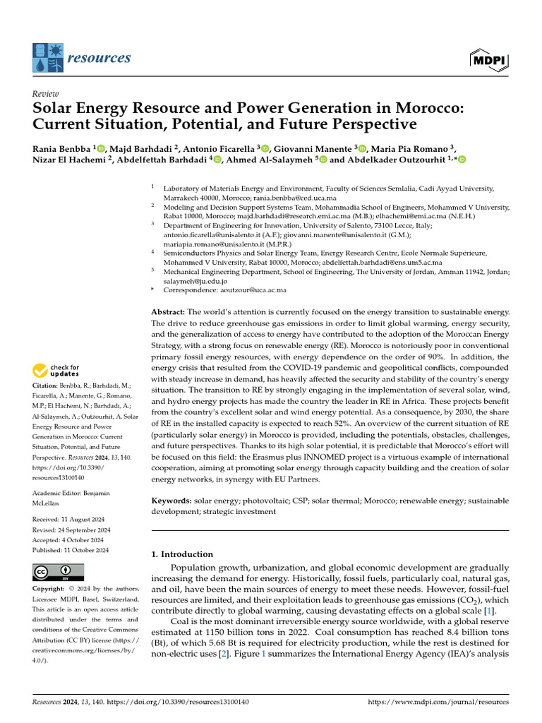 Resources 13 00140 v2 | PDF | Renewable Energy | Climate Change Mitigation
