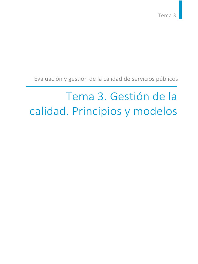 Gestión de Calidad en Servicios Públicos | PDF | Calidad (comercial ...