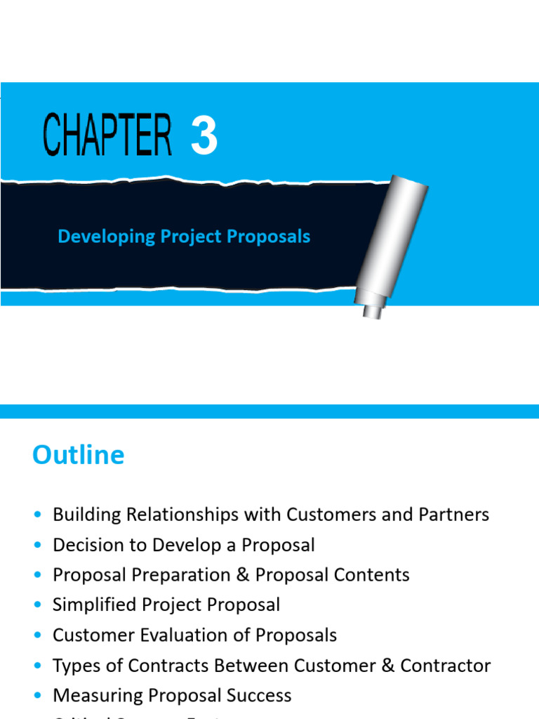 Ch3-Developing Project Proposals-36s | PDF | Business