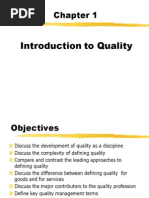 Chapter 1 - Introduction To Quality