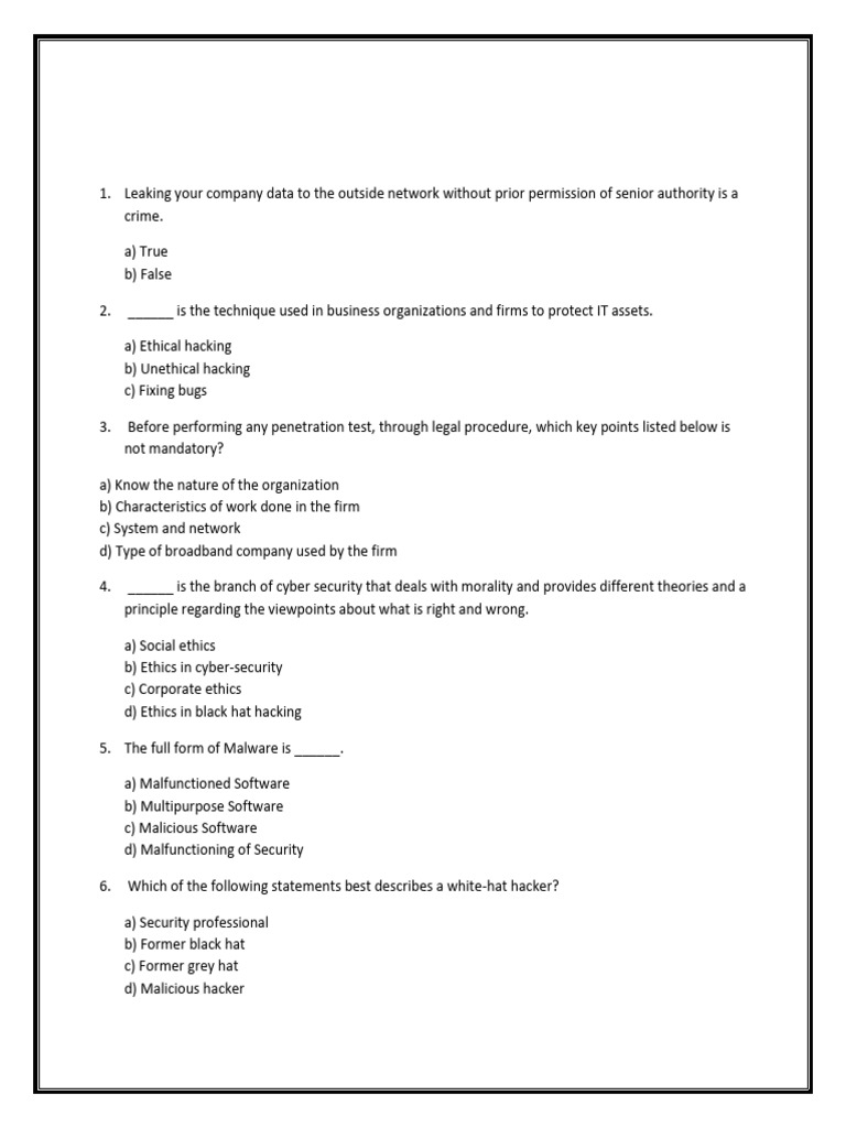 Basics of Hacking Assignment 6 | PDF | Security Hacker | Malware