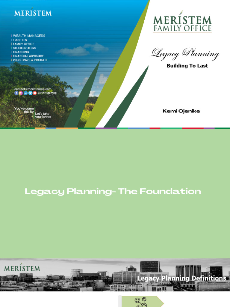 Essential Guide to Legacy Planning | PDF | Wealth | Estate Planning