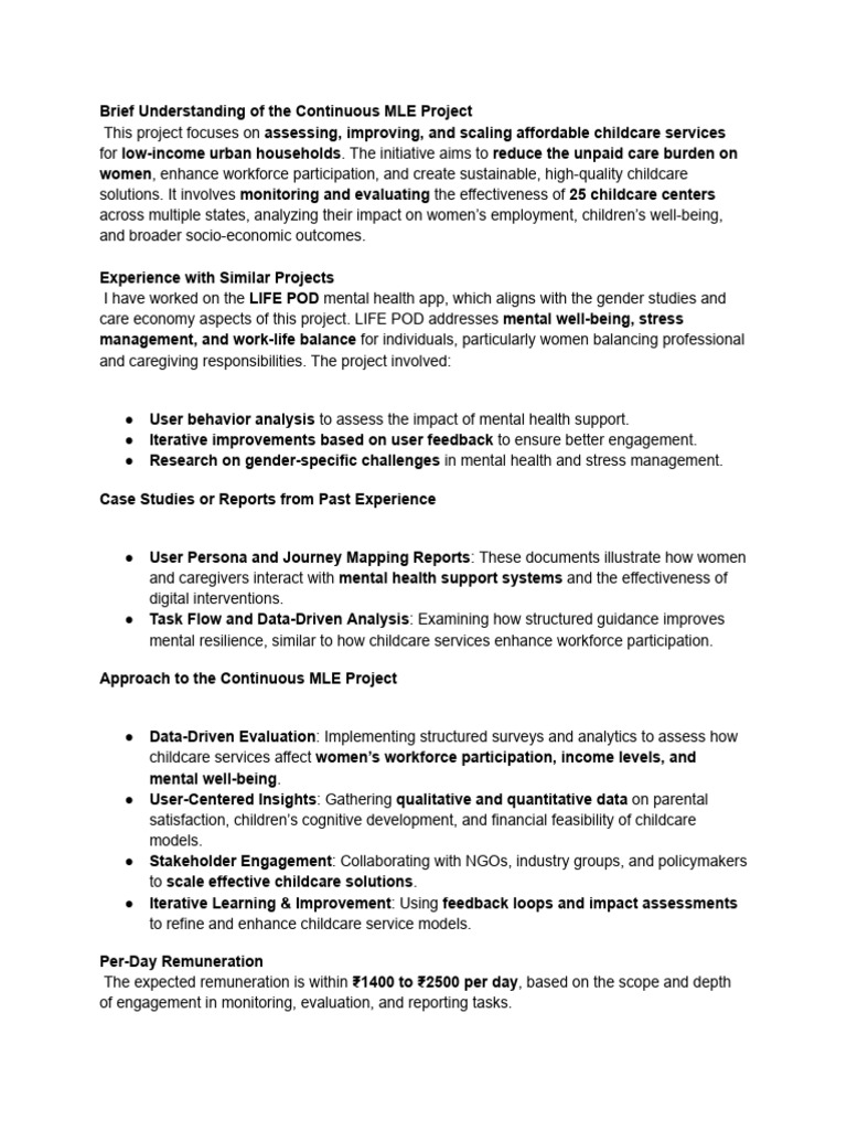 Brief Understanding of The Continuous MLE Project | PDF