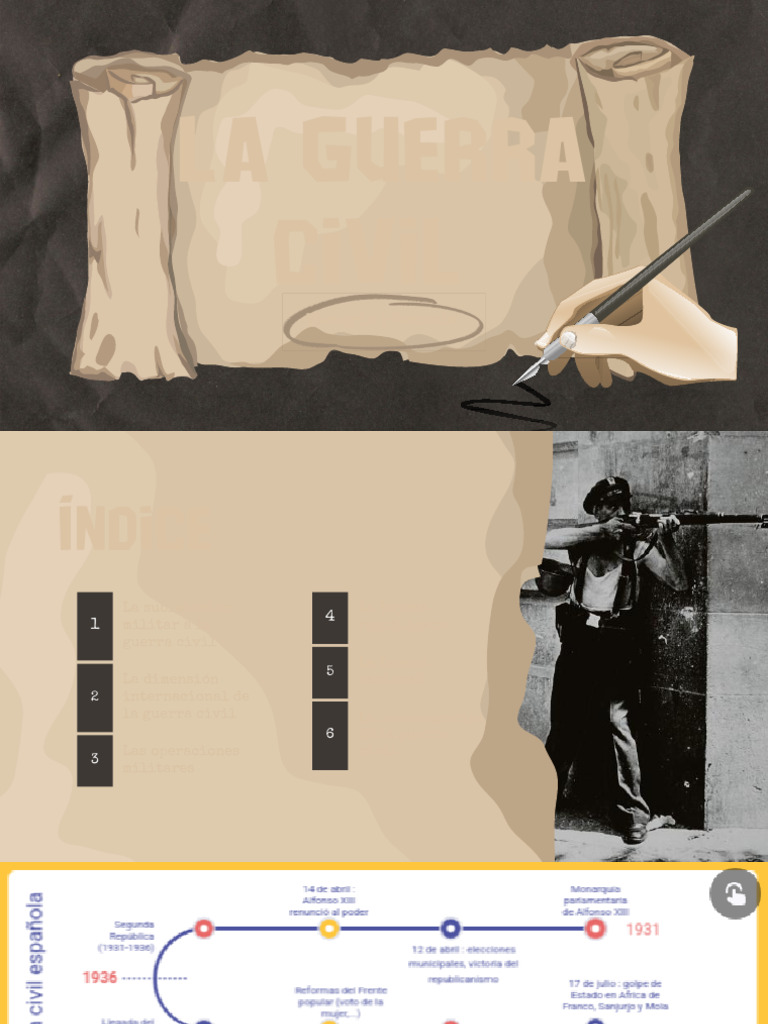 Presentación de Historia Proyecto Trabajo Papel Antiguo Vintage Marrón ...