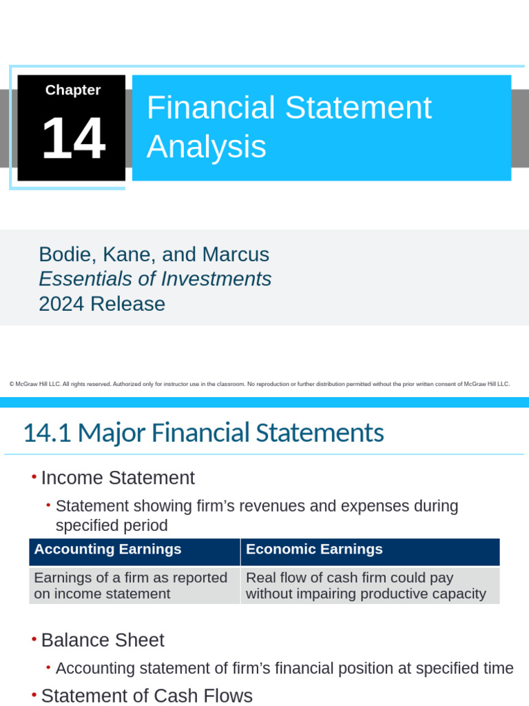 Financial Statement Analysis Overview | PDF | Financial Ratio | Return ...