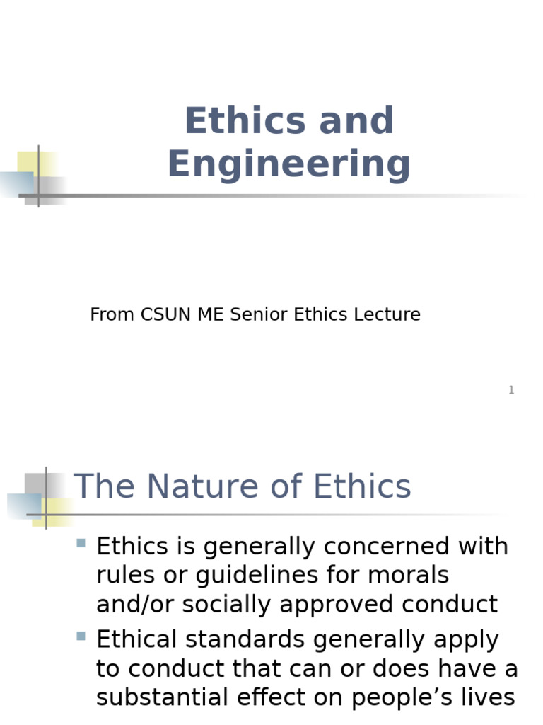 Ethics in Engineering Practices | PDF | Conflict Of Interest ...