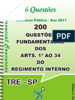 1753_APOSTILA AMOSTRA DOS ART. 1º AO 34 DO REG. INT. TRE-SP