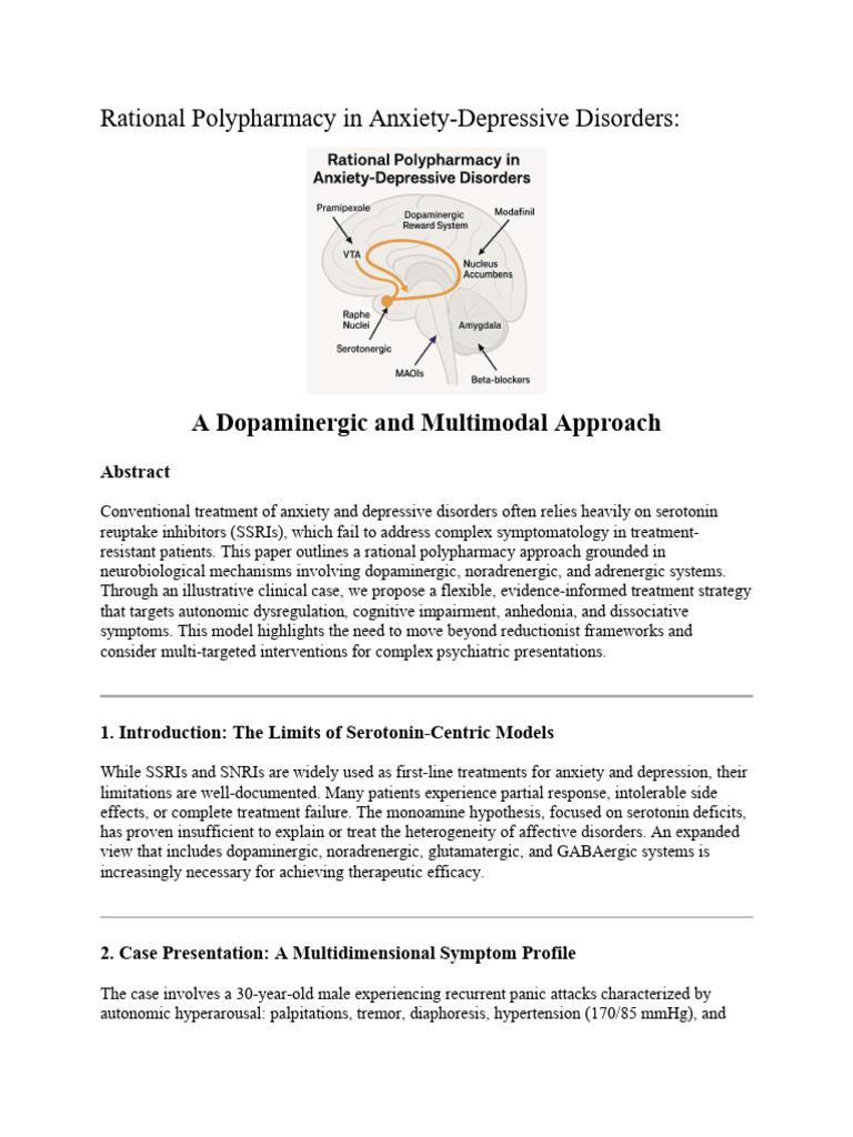 Rational Polypharmacy for Anxiety-Depression | PDF | Selective ...