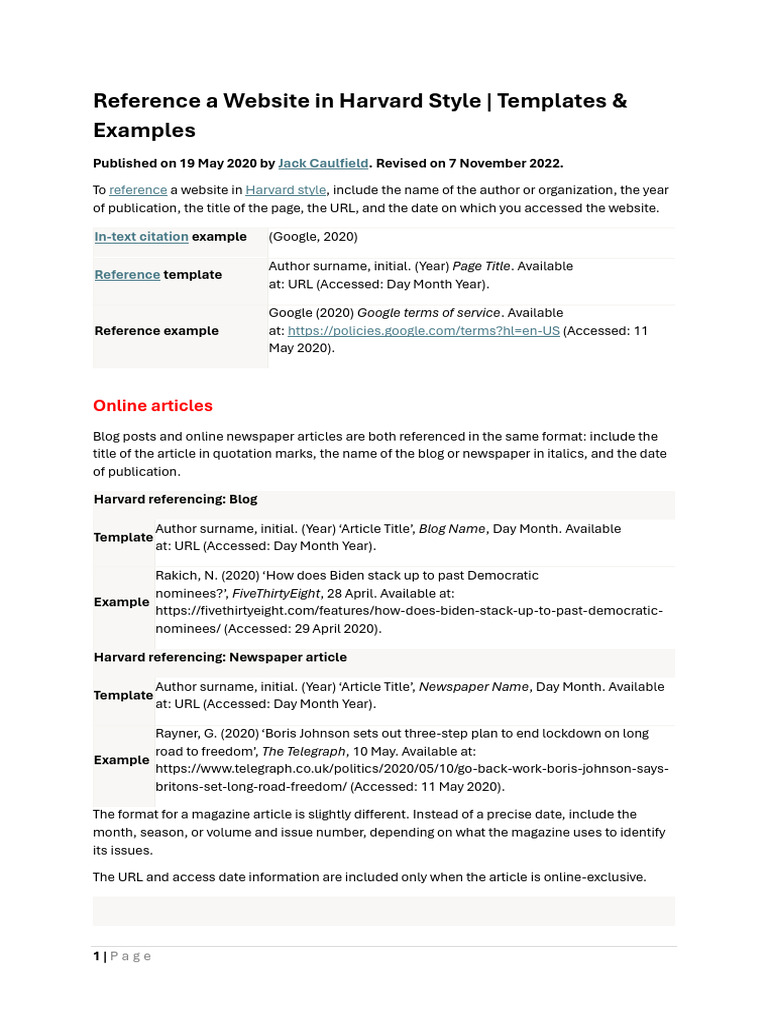 HOW TO REFERENCE A WEBSITE HARVARD STYLE visual data 5