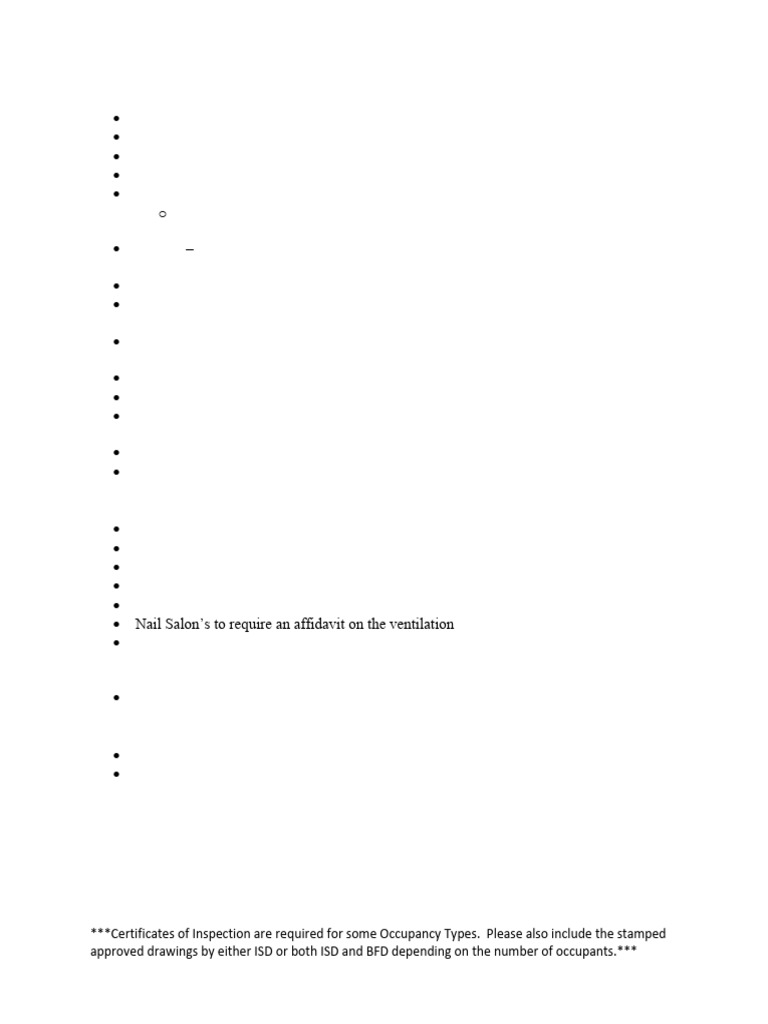 Boston Certificate of Occupancy Checklist | PDF