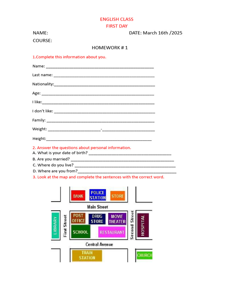 HOMEWORK #1 March 16th - 2025 | PDF