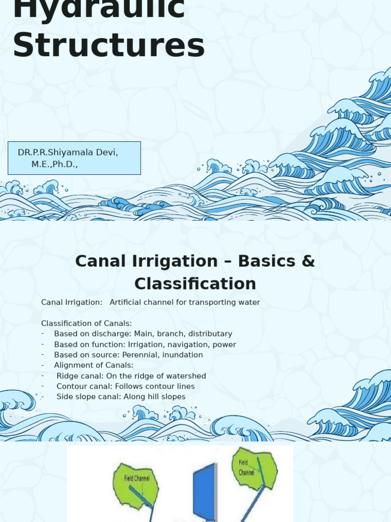 Canal Irrigation: Types and Structures | PDF | Levee | River