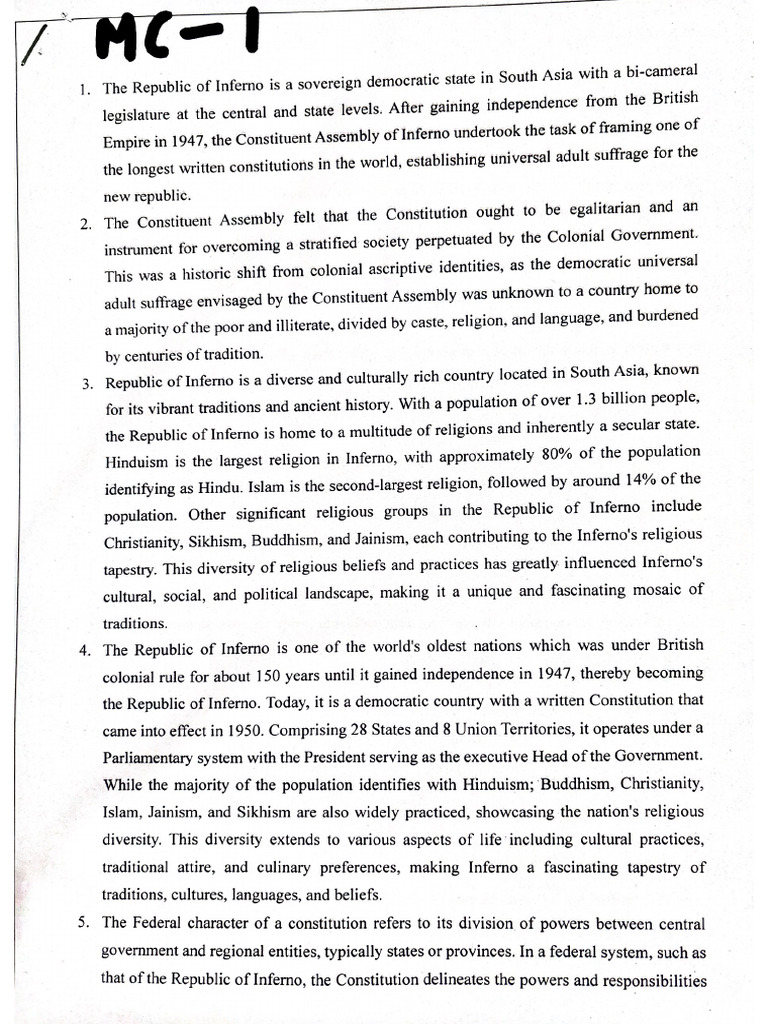 MP 1 | PDF