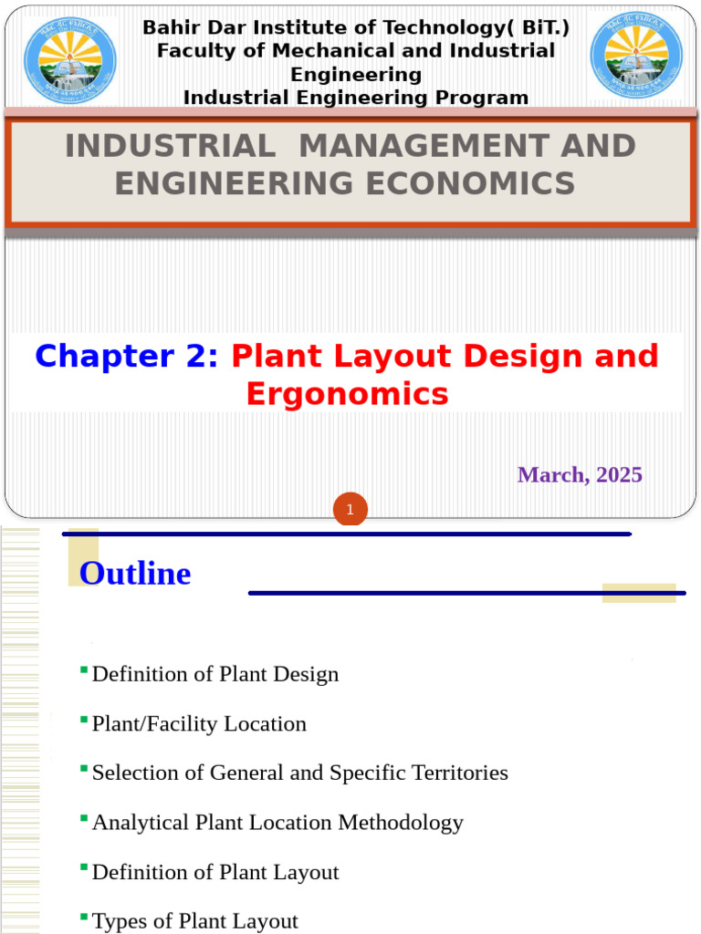 Plant Layout Design and Ergonomics Guide | PDF | Cost Of Living ...