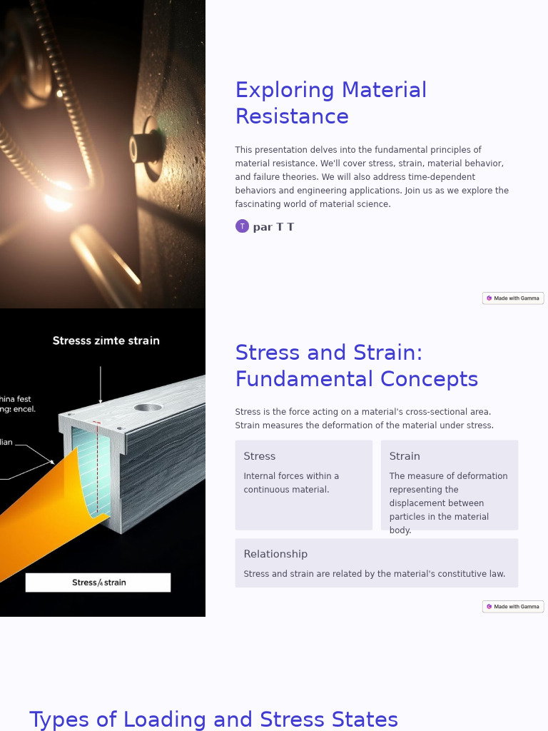 Principles of Material Resistance | PDF | Deformation (Engineering ...