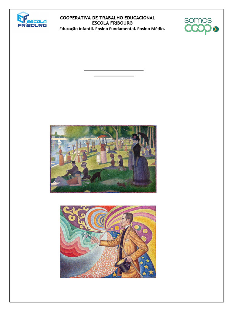 Atividades de Pontilhismo para o Ensino Fundamental | PDF