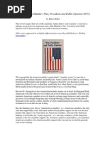 Review of War Presidents and Public Opinion