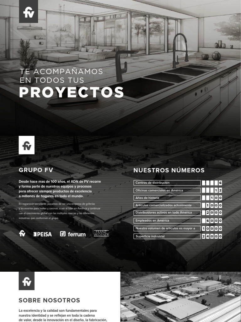 Griferías FV: Calidad y Diseño | PDF | Calidad (comercial) | Ducha