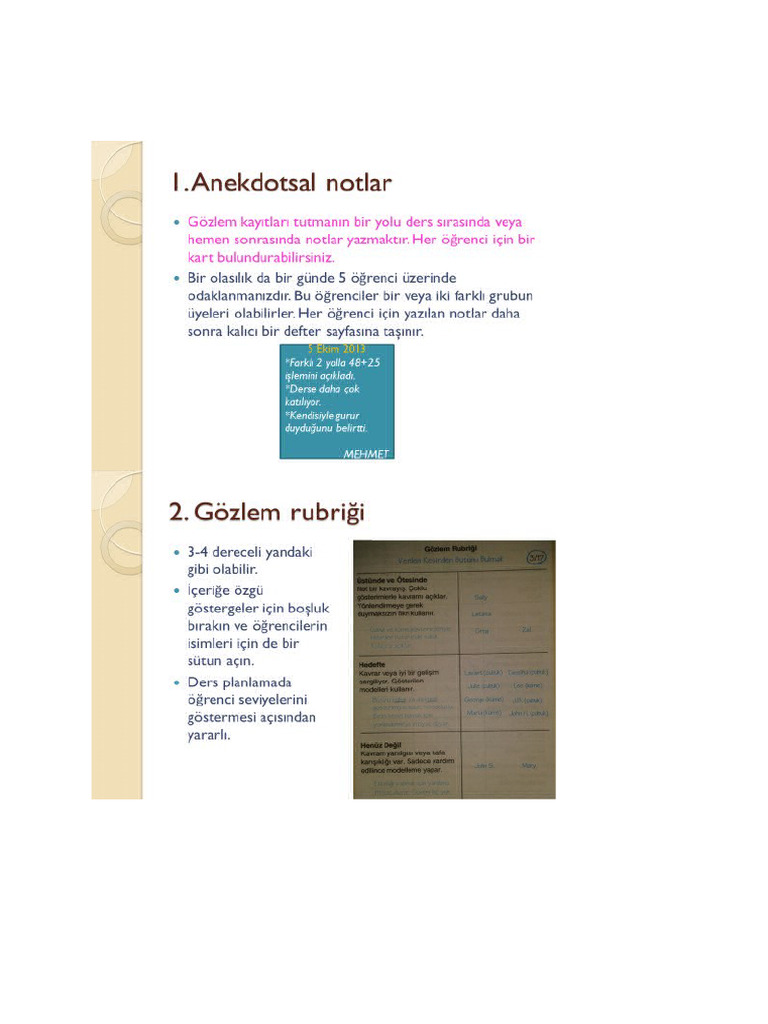 Ders Notu 1 | PDF