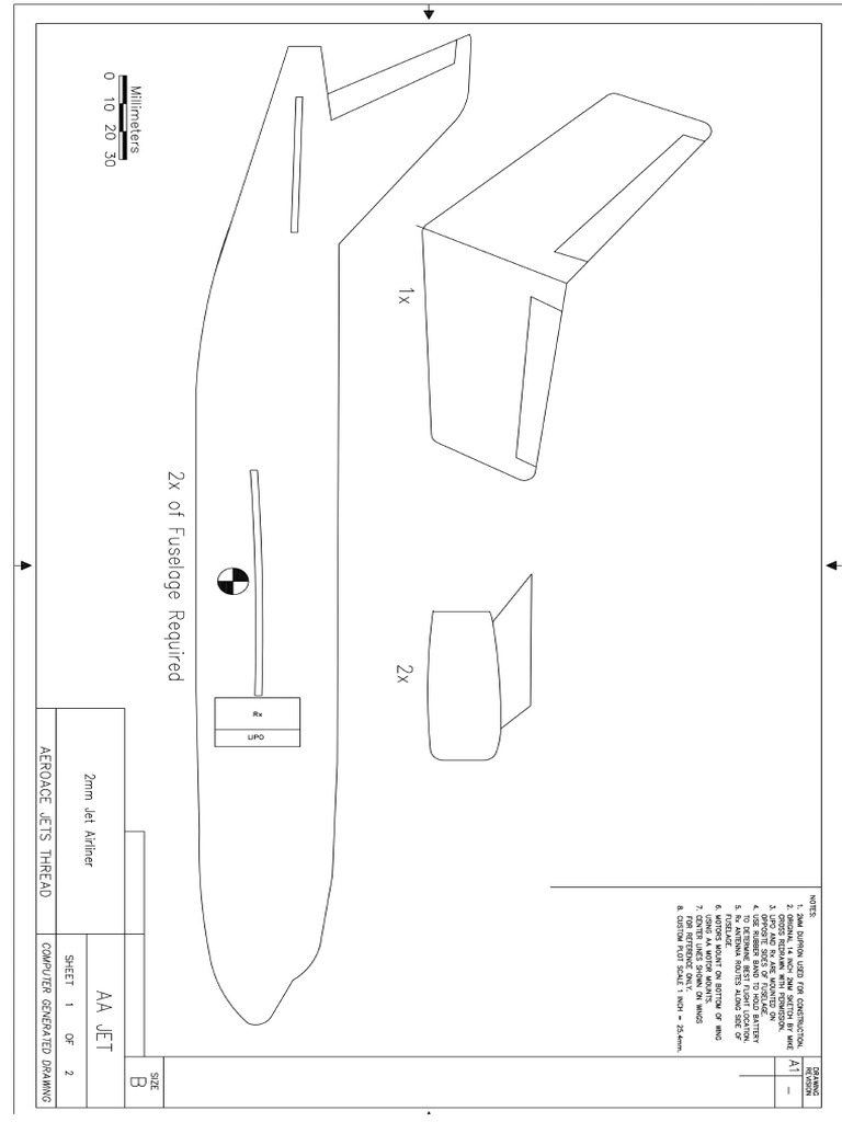 Jetliner Sh1 2000format Dwg Model 1 Full Pdf 20250112