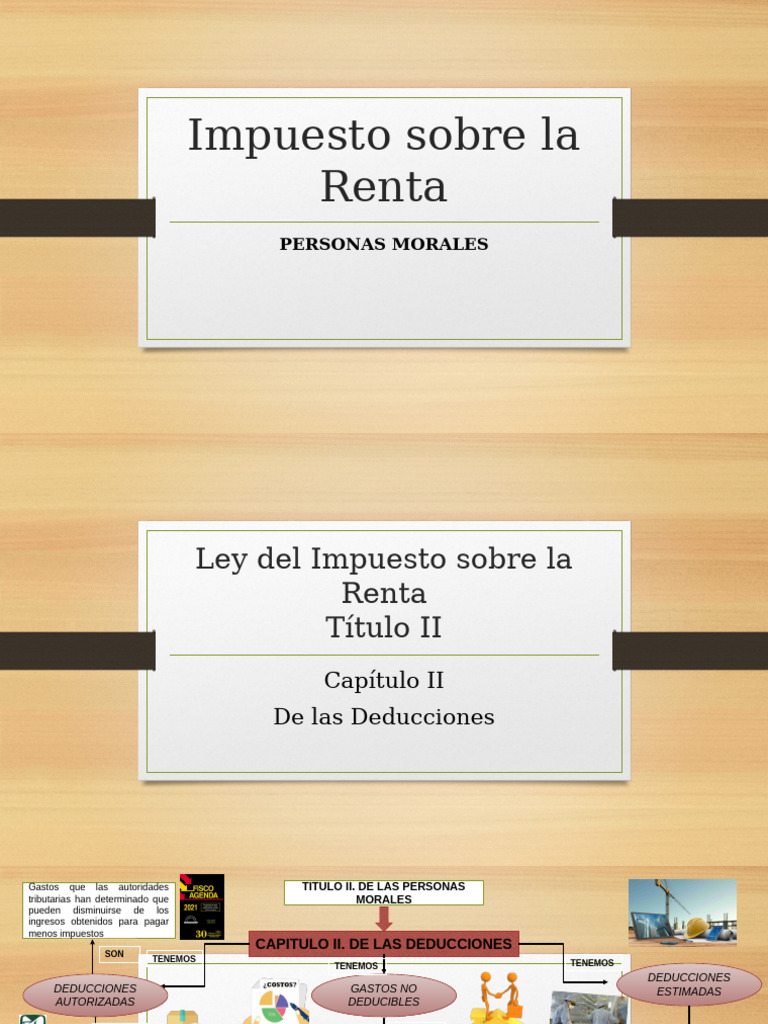 Deducciones del Impuesto sobre la Renta | PDF | Impuesto sobre la renta ...
