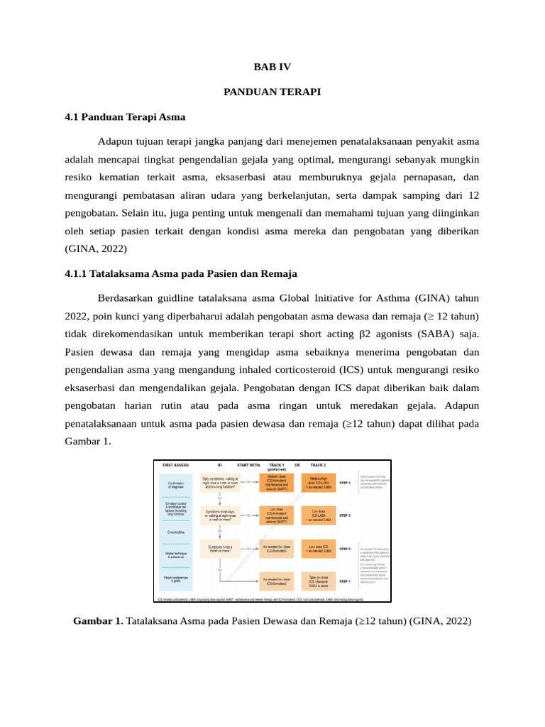 Panduan Obat Asma: ICS dan SABA | PDF