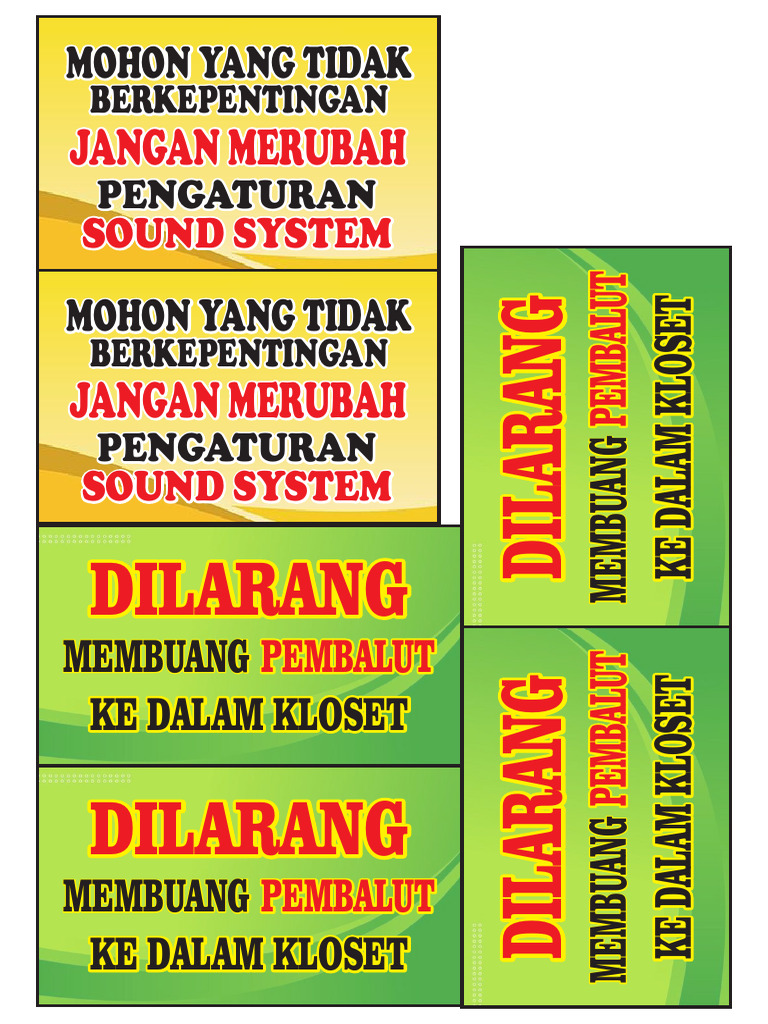Stiker Pak Toyib 1 Kali | PDF