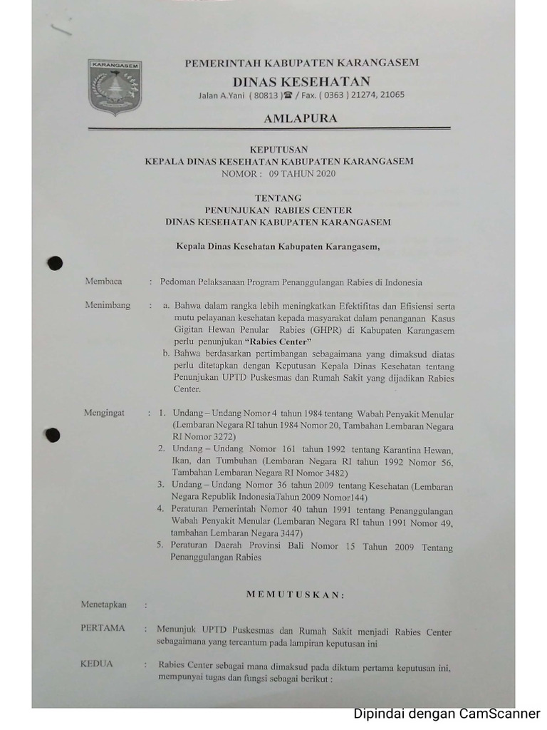 SK Rabies C 2020 | PDF