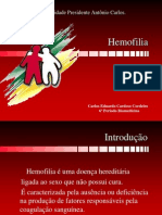 Hemofilia: doença hereditária sem cura