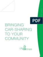 Bringing Car SHaring To Your Community (CityCarShare 2004)