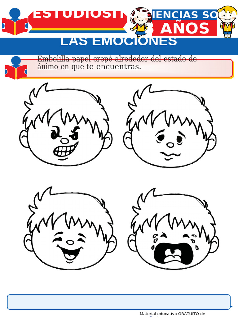 Actividades de emociones para niños | PDF