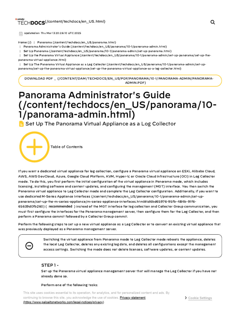 Configure Panorama as Log Collector | PDF | I Pv6 | Ip Address