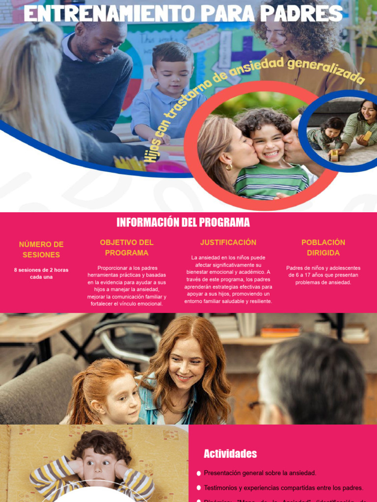 Programa para Manejar la Ansiedad Infantil | PDF | Ansiedad | Las emociones