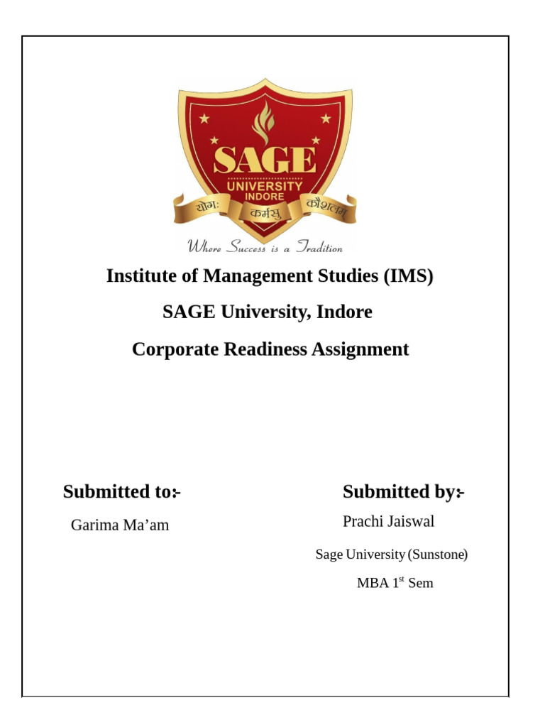 Front Page of Capstone | PDF