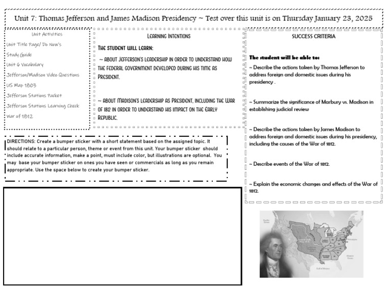 Title+Page+ +Jefferson+&+Madison+Presidencies | PDF | Thomas Jefferson