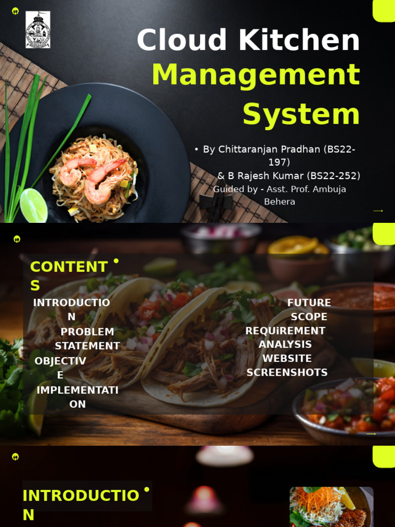 ZaikaBox: Cloud Kitchen Management System | PDF | Cloud Computing ...