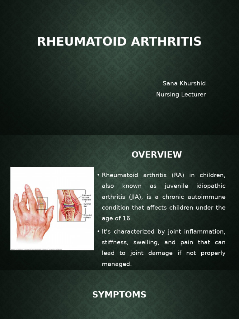 Rheumatoid Arthritis 3 | PDF | Arthritis | Rheumatoid Arthritis