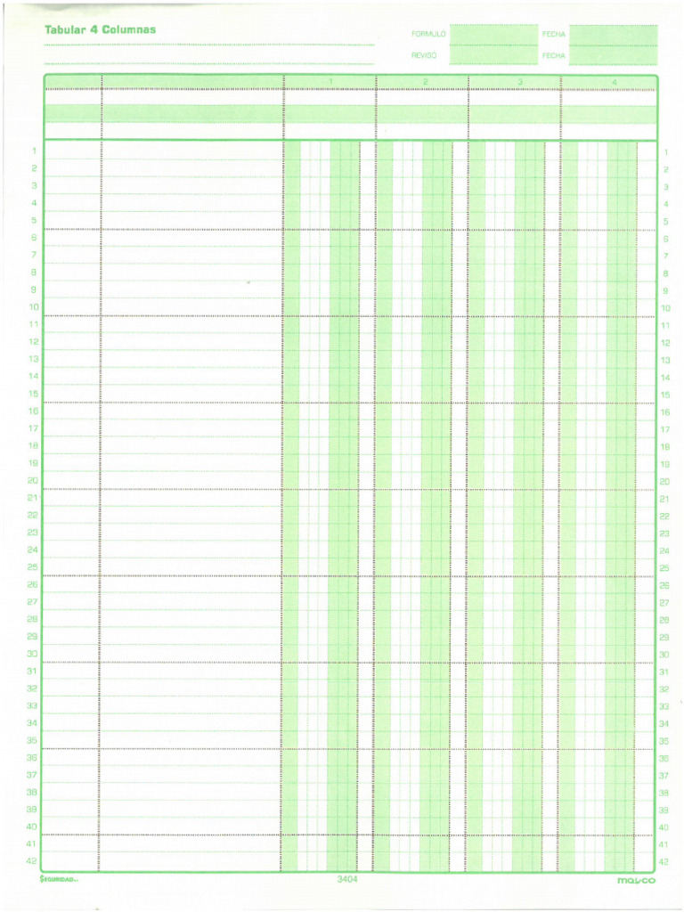 Tabular 4 Col | PDF