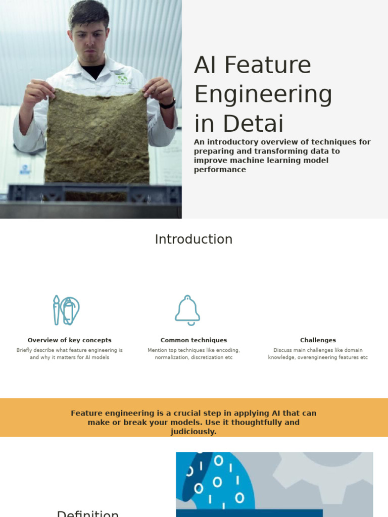Feature Engineering Techniques for AI | PDF | Principal Component ...