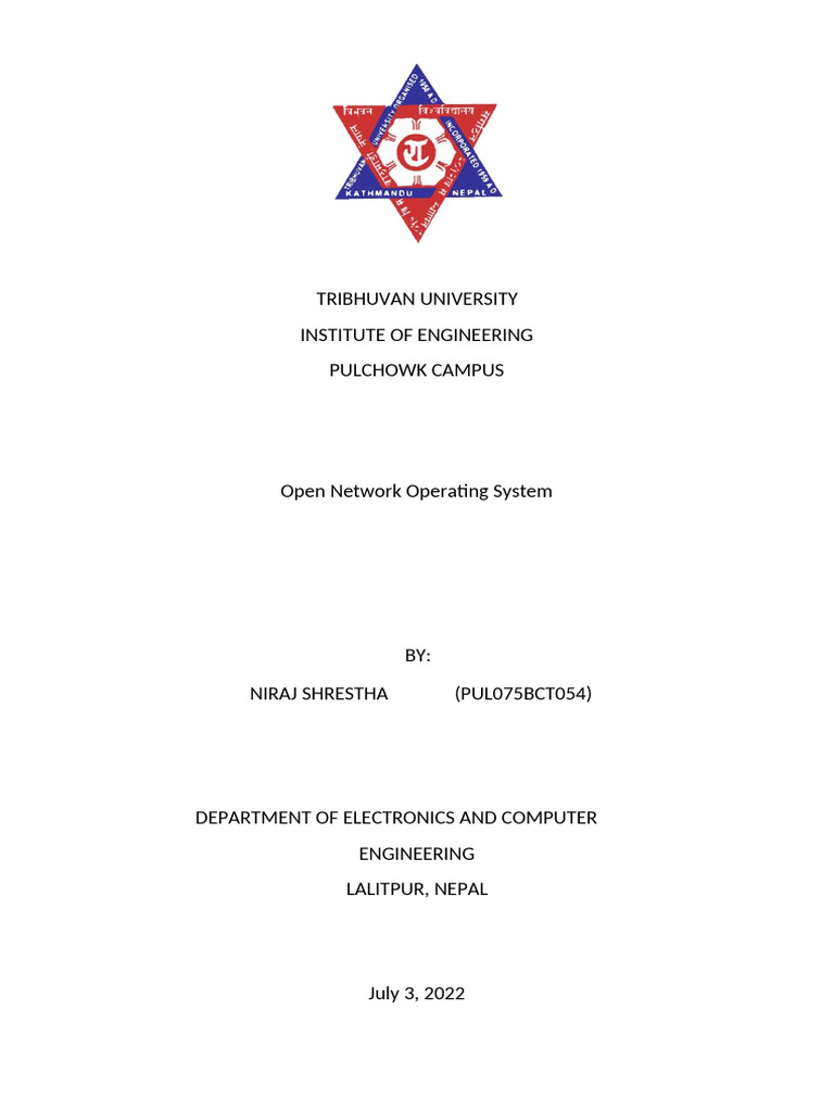 Open Network Operating System Overview | PDF