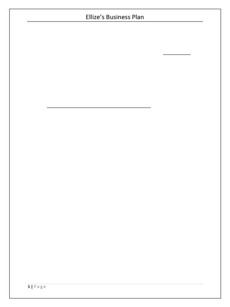 Sample B-Plan 3 | PDF | Cost–Benefit Analysis | Investing