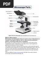 Labeled Diagram of Microscope Parts | PDF | Microscope | Optical Devices