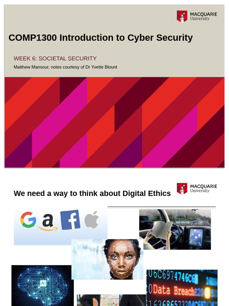 Digital Ethics in Cyber Security | PDF | Computer Security | Security